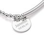 Personalised Silver Heart Clasp Bracelet, thumbnail 3 of 7