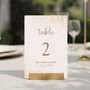Confetti Personalised Wedding Table Numbers, thumbnail 2 of 6