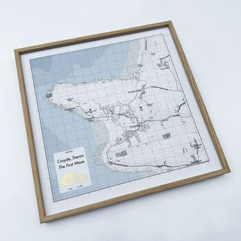 Personalised Map Print Of Where You Live Or Somewhere Special, 6 of 12