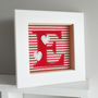 Framed Embroidered Initial Artwork, thumbnail 7 of 7