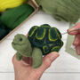 Needle Felting Kit Tortoise, thumbnail 7 of 10