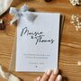 Personalised Floral Engagement Card, thumbnail 1 of 3