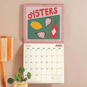 2027 Wall Calendar | Dishes Around The World By Proper Good, 3 of 5