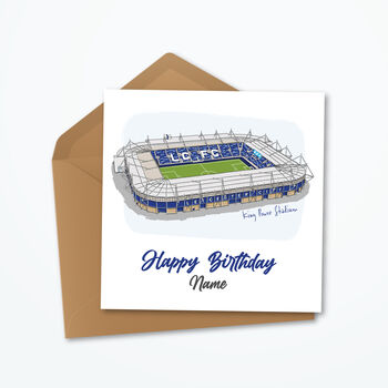 Leicester City Personalised Birthday Card, 3 of 5