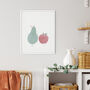 Apples And Pears Kids Print, thumbnail 1 of 2
