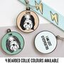 Bearded Collie Dog Breed ID Tag, thumbnail 1 of 5