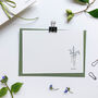 Hand Illustrated ‘Spring Flowers’ Flat Notecard Set, thumbnail 1 of 8