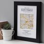 Personalised Single Map New Home Art, thumbnail 1 of 2