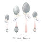Personalised Family Of Spoons Illustrated Print, thumbnail 4 of 5