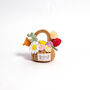 Handmade Crochet Flower Basket Collection, thumbnail 1 of 3