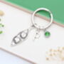 Two Peas In A Pod Personalised Keyring, thumbnail 3 of 9