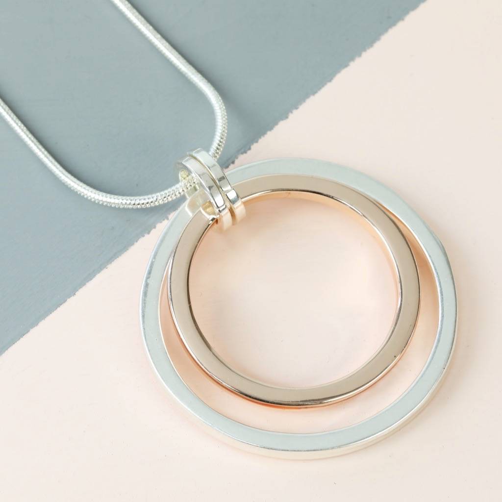 long-mixed-metal-double-circle-necklace-by-lisa-angel