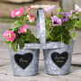 Personalised 10th Anniversary Plant Pot Bucket Gift, thumbnail 3 of 9