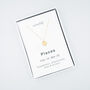 Personalised 'Initial' Zodiac Constellation Necklace, thumbnail 7 of 12