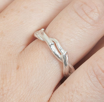 Entwined Sterling Siver Ring, 2 of 3