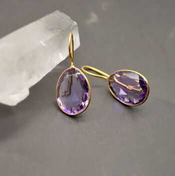 Amethyst Silver Earrings, 12 of 12