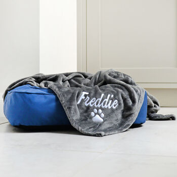 Personalised Charcoal Pet Blanket, 2 of 4