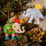 Christmas Tree Hanging Baubles From Elephant Parade, thumbnail 1 of 9