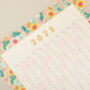 2025 Bright Flowers Wall Planner, Calendar, thumbnail 2 of 6