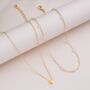 Elegant Pearl And Heart Trio Jewellery Set, thumbnail 4 of 4