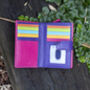 Berry Womans Multi Colour Leather Purse Wallet, thumbnail 2 of 8
