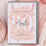 Happy 90th Birthday Auntie Milestone Greeting Card, thumbnail 1 of 2
