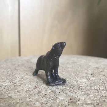 Miniature Bronze Polar Bear Sculpture, 8th Anniversary, 4 of 8