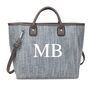 Personalised Large Initial Tote Cross Body Bag, thumbnail 4 of 6