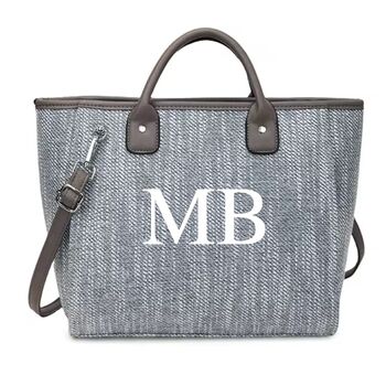 Personalised Large Initial Tote Cross Body Bag, 4 of 6