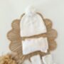 Newborn Botties, Cotton Baby Socks, Red, Dusky Rose Or White, thumbnail 9 of 10