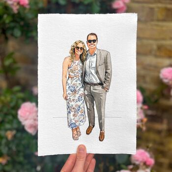 Personalised Illustrated People Portrait, 4 of 12