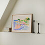 Sailing Art Print Boats On The Water Scene Poster, thumbnail 9 of 9