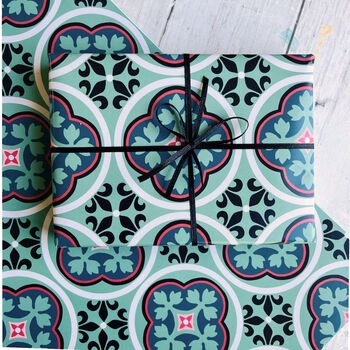 Minton Tile Wrapping Paper, 2 of 5