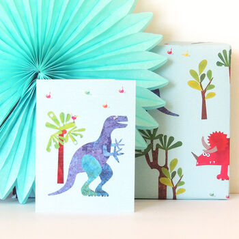 Mini Dinosaur Greetings Card, 5 of 5