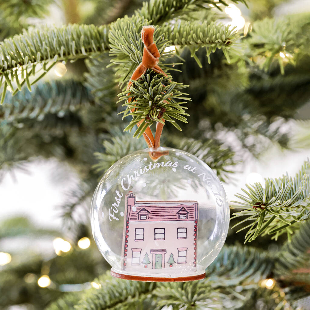 glass house christmas bauble