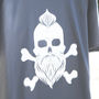Mens Skull T Shirt, Can Be Personalised, thumbnail 2 of 4