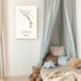 The Little Prince Moon Quote Nursery Art Print, thumbnail 3 of 3