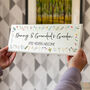 Personalised Wildflower Garden Sign Gift For Grandparents, thumbnail 2 of 5