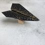Foiled Paper Plane, Personalised Wedding Card, thumbnail 3 of 6