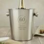 Personalised Number Stainless Steel Ice Bucket, thumbnail 4 of 5