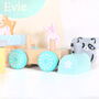 Pastel Wooden Animal Train With Personalised Bag, thumbnail 2 of 7