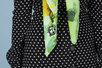 Big Cats Colourful Silk Scarf, 4 of 9