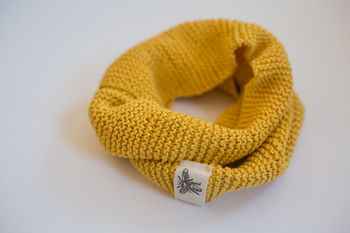 Fine Knit Cotton Snood For For Babies And Toddlers, 6 of 10