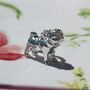 Pug Charm Sterling Silver, thumbnail 1 of 12