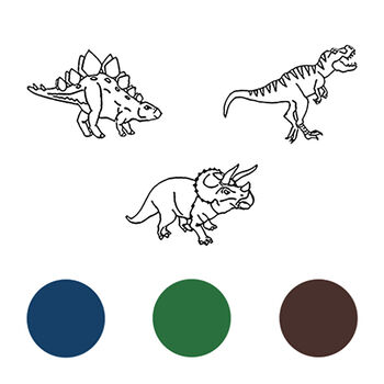 Dinosaur Stamp Set, 2 of 3