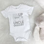 When I Grow Up I Want To Be Like… Personalised Babygrow, thumbnail 1 of 11