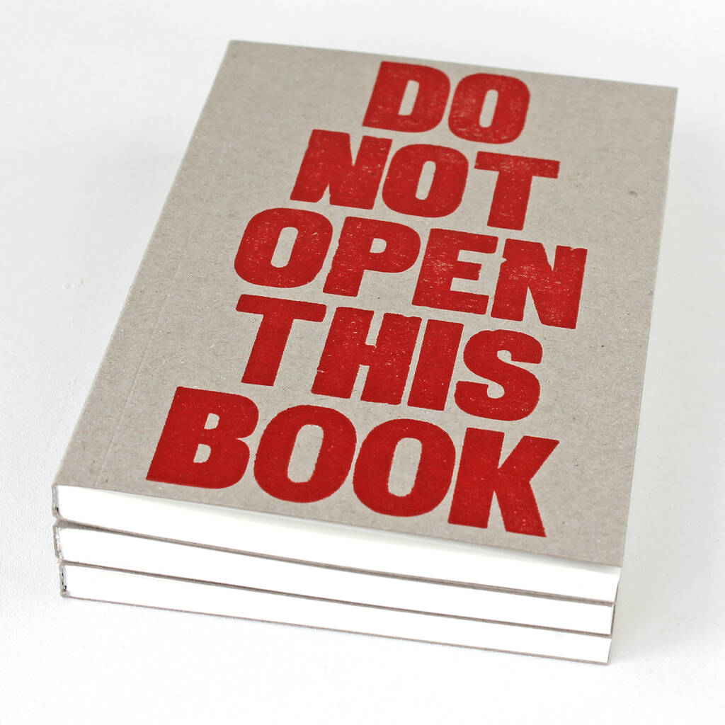 Do Not Open This Book SVG