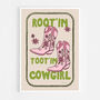 Root'in Toot'in Cowgirl Print, thumbnail 8 of 8