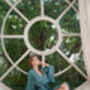 Green Satin Kimono Robe, thumbnail 5 of 7