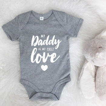 My Daddy Is My First Love Babygrow, 2 of 8